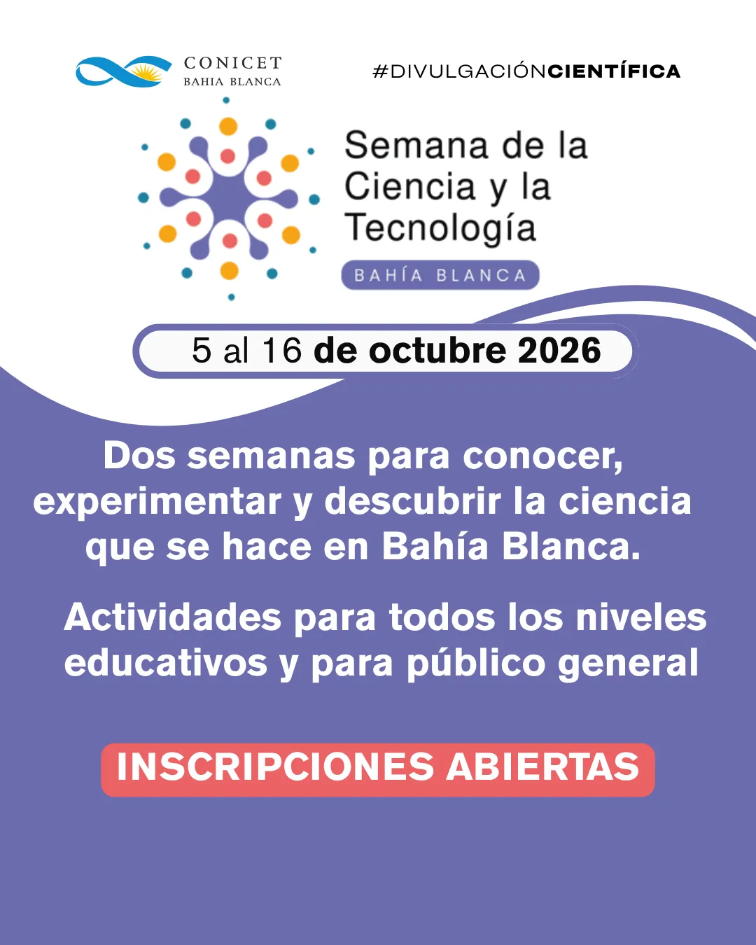 SEMANA DE LA CIENCIA Y TECNOLOGIA 2026